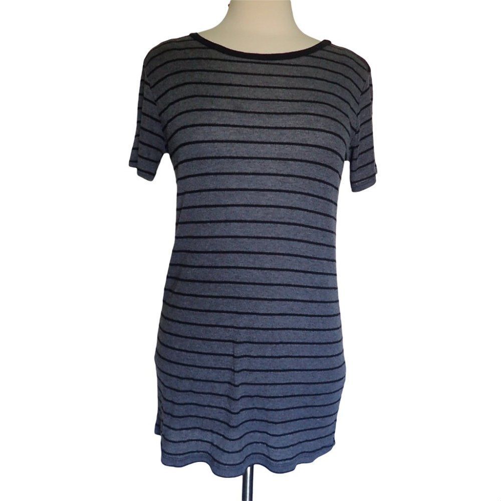 Love Culture Striped TShirt Mini Dress/Top - L